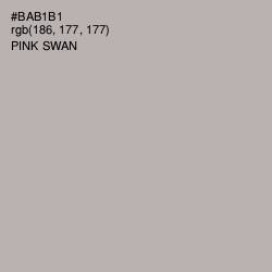 #BAB1B1 - Pink Swan Color Image